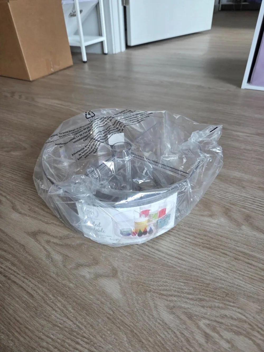 NWT The Home Edit Divided Lazy Susan